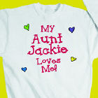 Who Loves Me Personalized Sweatshirt